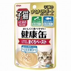 Aixia Kenko Pouch Kitten Tuna Paste 40g Carton (12 Packs)